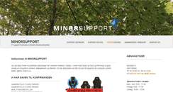 Desktop Screenshot of minorsupport.dk