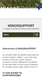Mobile Screenshot of minorsupport.dk